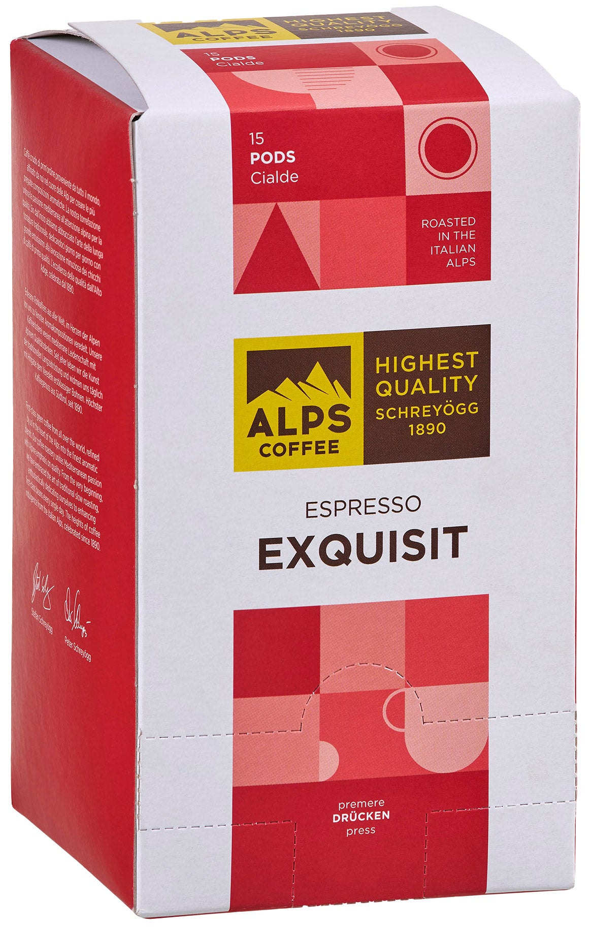 Alps Coffee Espresso ESE pods
