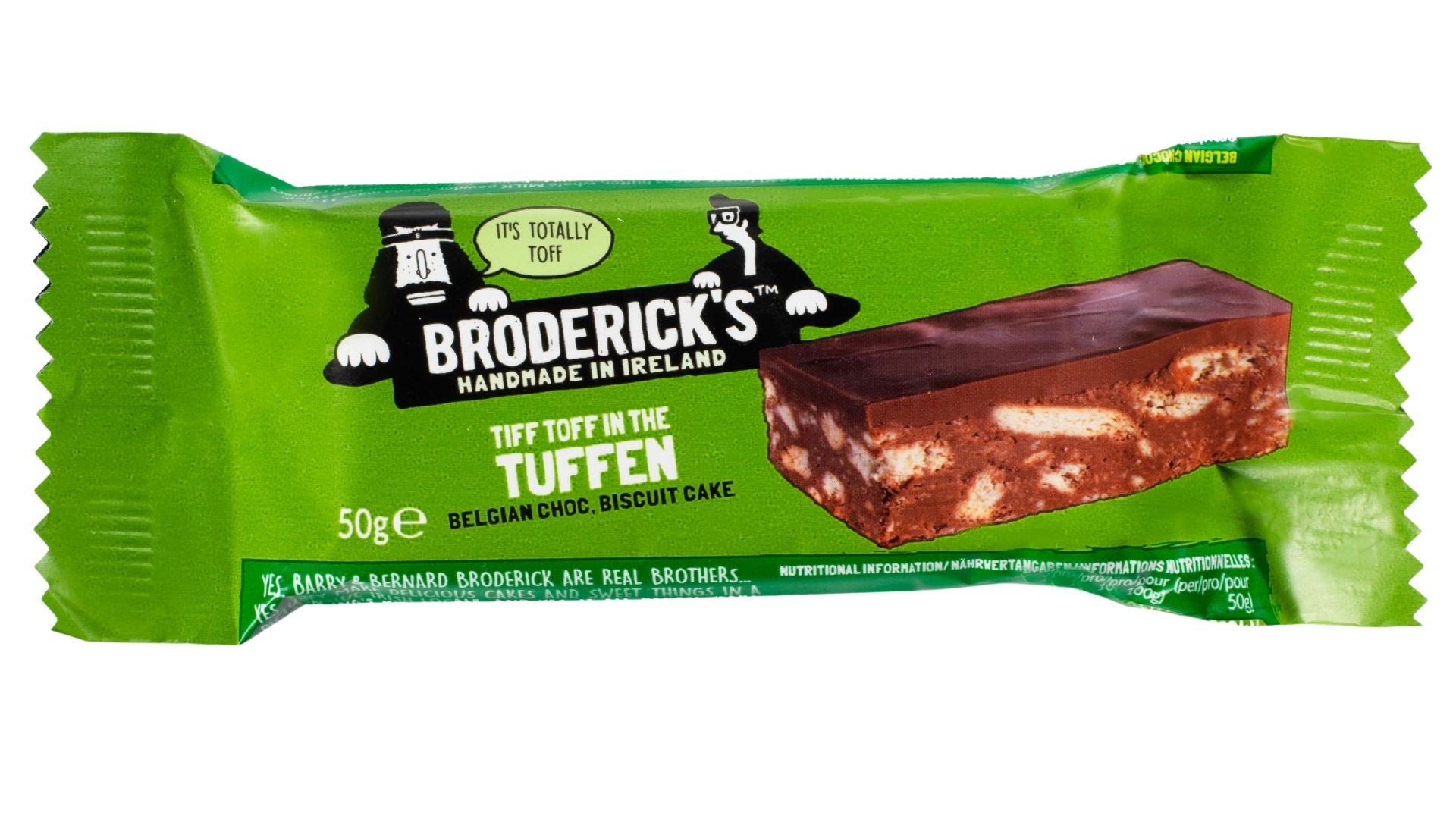 Broderick's - Tiffin skiva med belgisk choklad