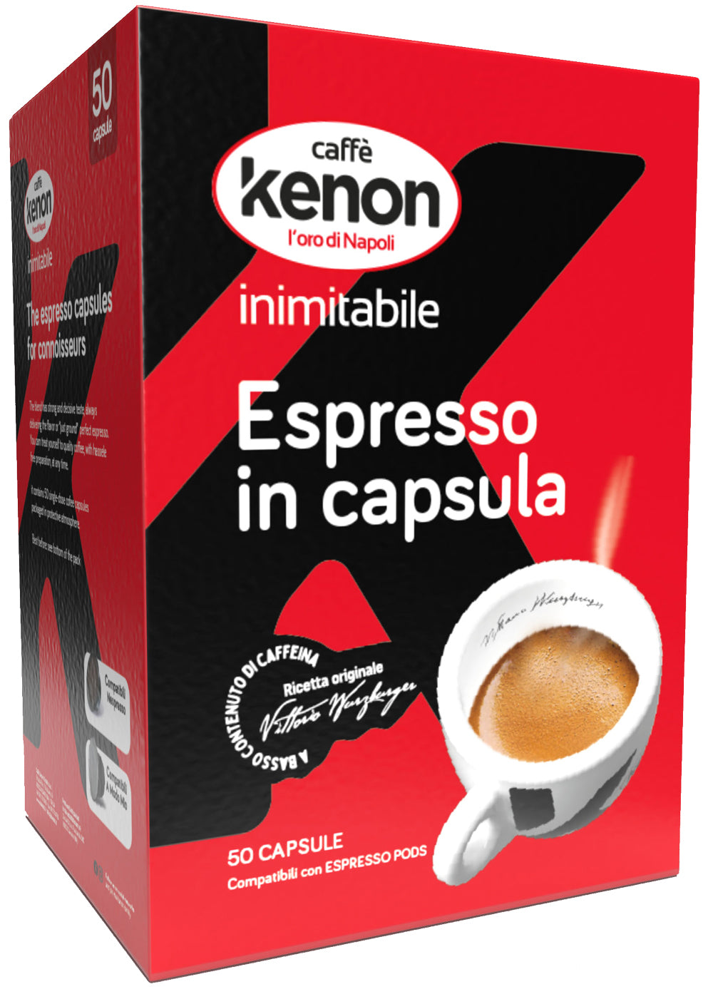 Kenon Nespresso®*-kompatibla espressokapslar