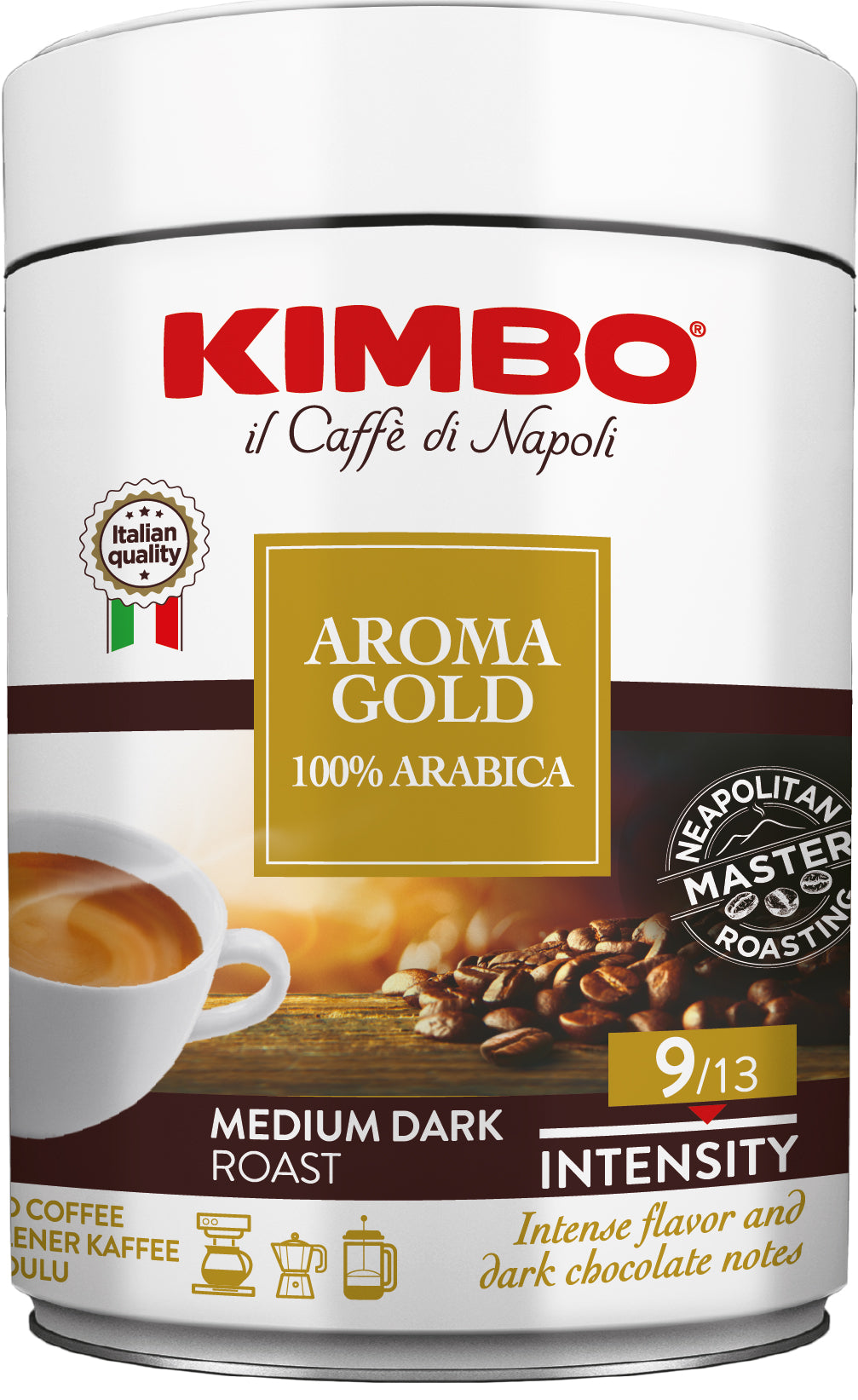 Kimbo Kaffe Aroma GOLD 100% Arabica