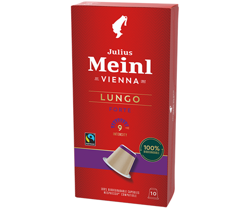 Julius Meinl Fairtrade Nespresso®* kompatibla kapslar Lungo