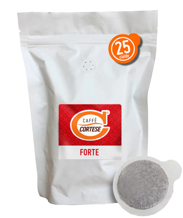 Caffè Cortese Espresso Forte ESE-kapslar utan individuell förpackning