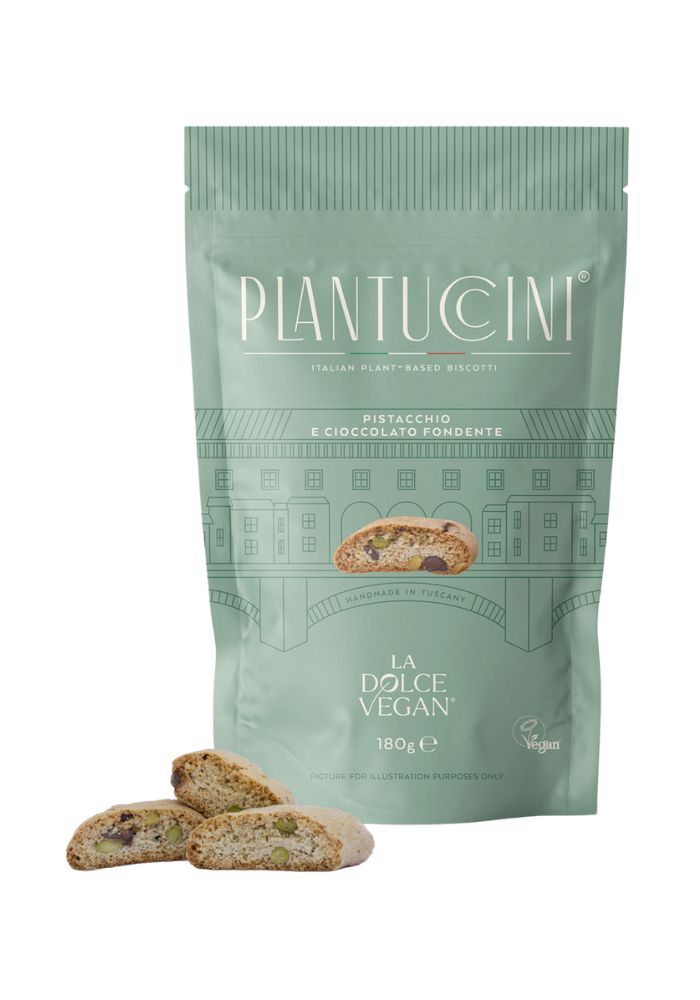 Plantuccini Cantucci Pistasch & Mörk Choklad vegansk