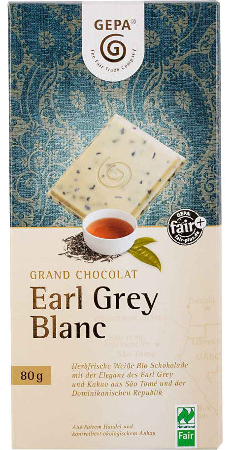 GEPA EKOLOGISK choklad Earl Grey Blanc