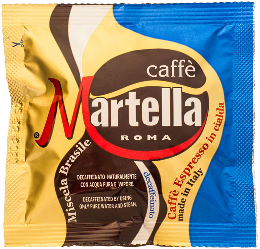 Martella Brasile Espresso Pods Koffeinfri
