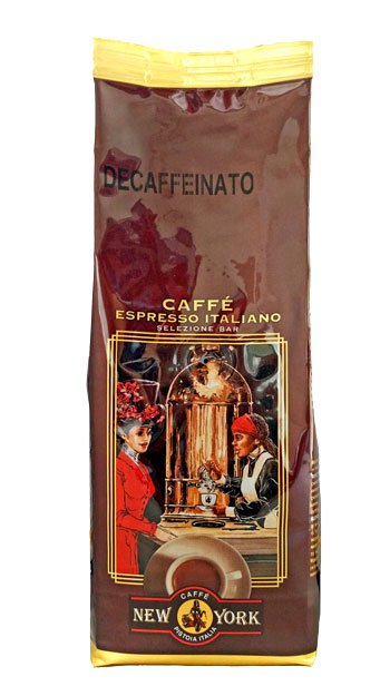 Caffe New York Espresso koffeinfria Kaffebönor