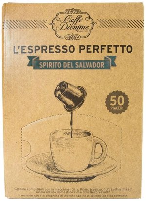 Diemme Nespresso®* kompatibla kapslar Spirito del Salvador