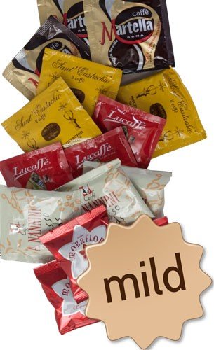 Provset av MILD espresso ESE-kuddar