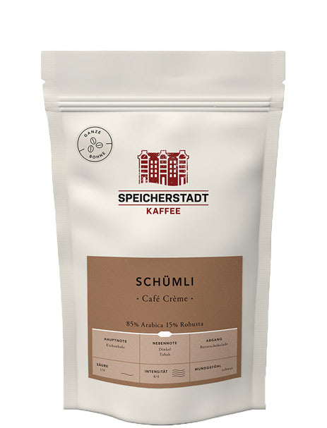 Speicherstadt Kaffee Schümli Café Crème 